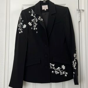 Cinq a Sept Embroidered Blazer, size 2